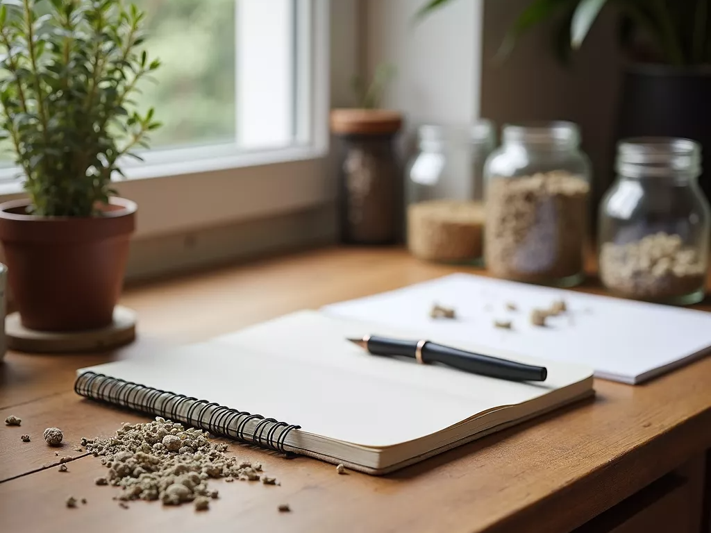 Saatgut + Notizblock