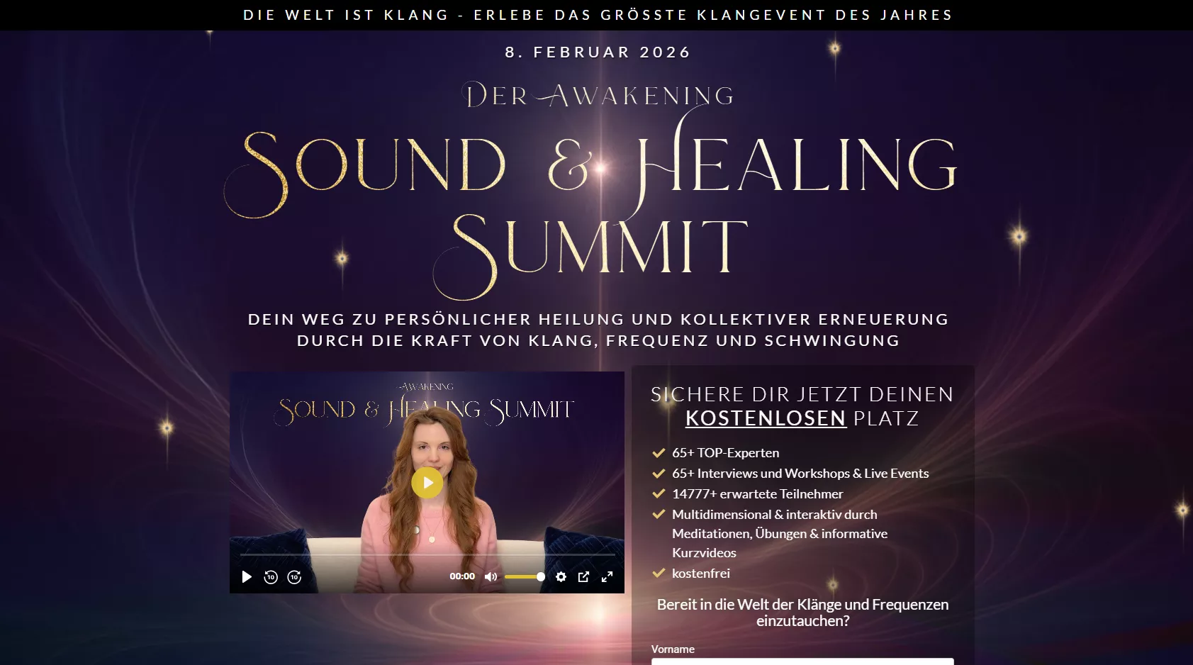 Der Awakening Sound & Healing Summit